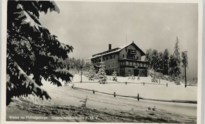 Fichtelberg Bayreuth Fichtelgebirge Unterkunftshaus