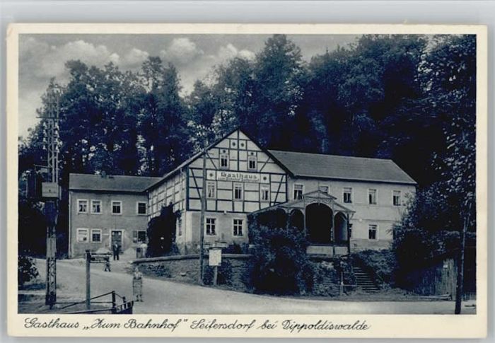 Seifersdorf Dippoldiswalde Gasthaus Bahnhof