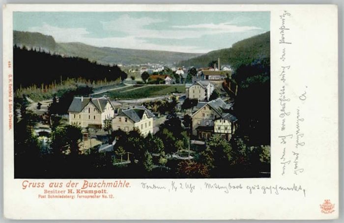 Schmiedeberg  Dippoldiswalde Buschmühle