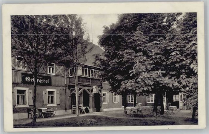 Schellerhau Gasthaus Gebirgshof