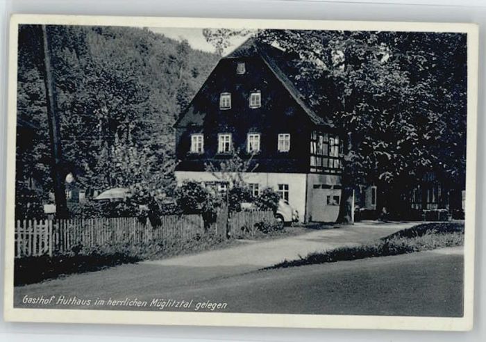 Lauenstein Erzgebirge Gasthof Huthaus