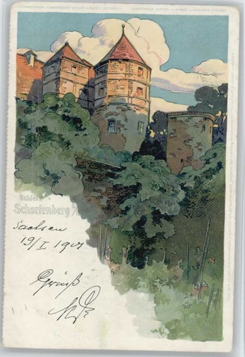 Meissen Elbe Sachsen Meissen Sachsen Schloss Scharfenberg