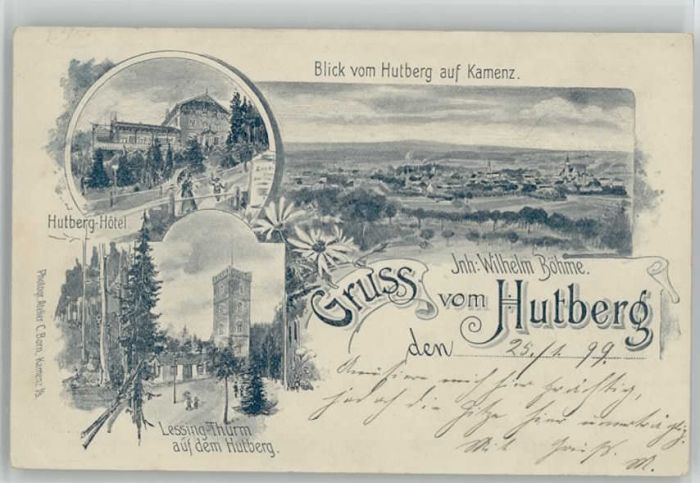 Kamenz Sachsen Kamenz  Lessing Turm Hutberg Hotel