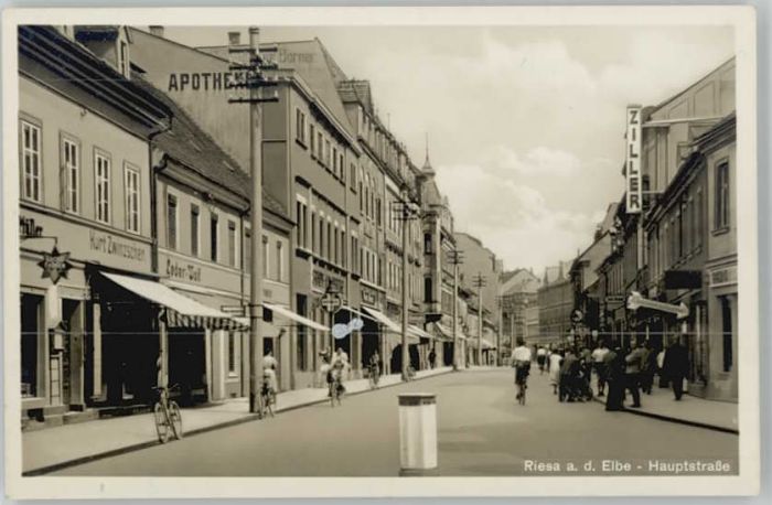 Riesa Sachsen Riesa Hauptstrasse