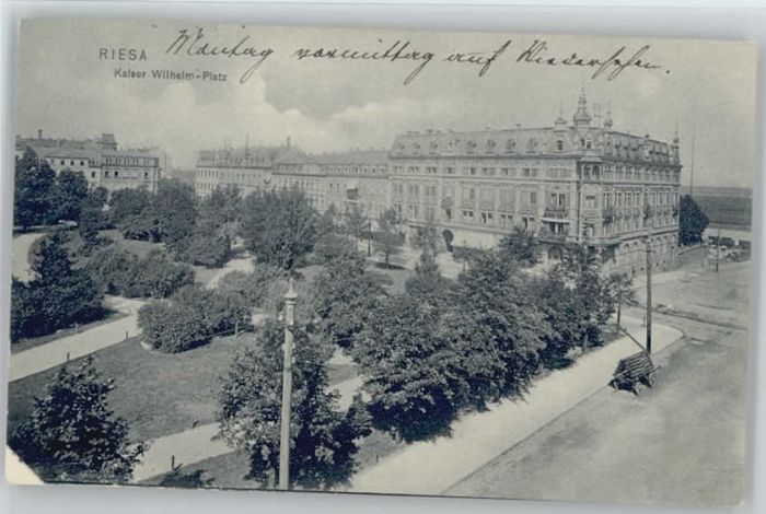 Riesa Sachsen Riesa Kaiser Wilhelm Platz