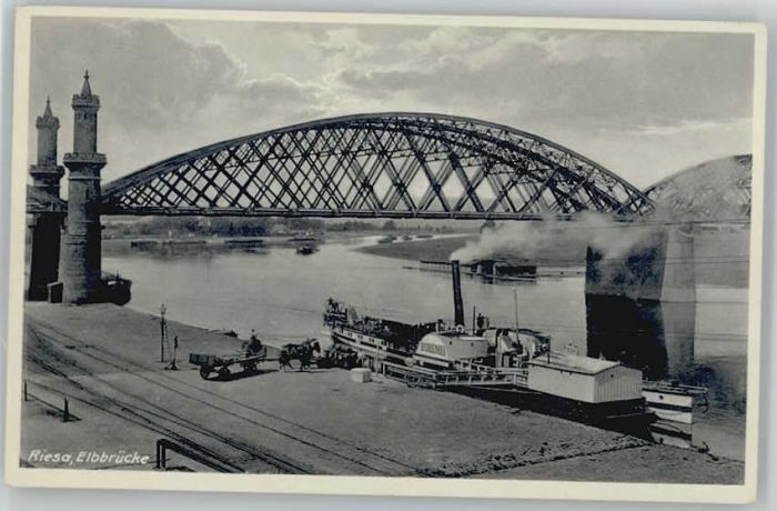 Riesa Sachsen Riesa Elbbrücke
