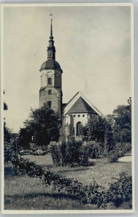 Riesa Sachsen Riesa [handschriftlich] Kirche