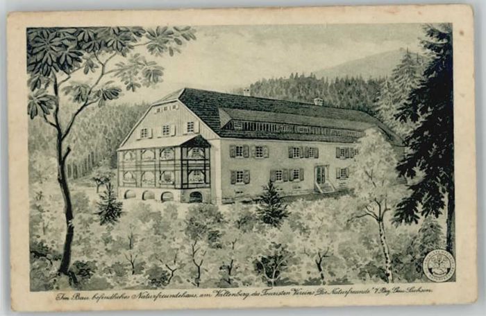 Neukirch Lausitz Künstlerkarte Valtenberg Naturfreundeha