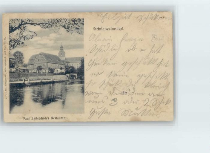 Steinigtwolmsdorf Restaurant Paul Zschiedrich