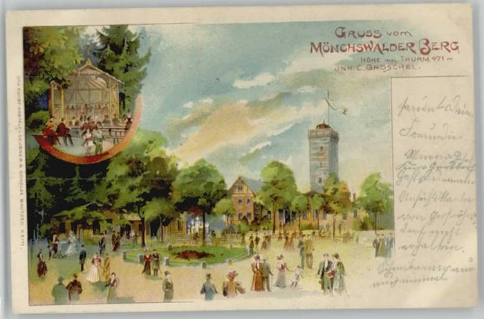 Wilthen Künstlerkarte Mönchswalder Berg x