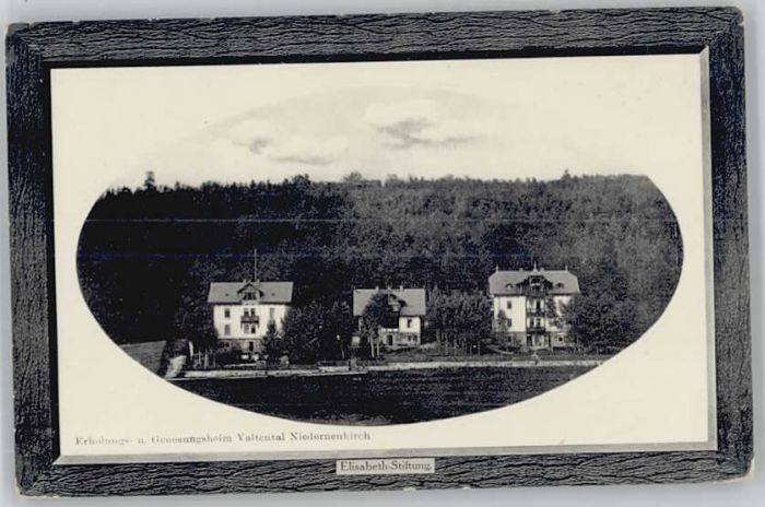 Neukirch Lausitz Prägedruckkarte Elisabeth Stiftung