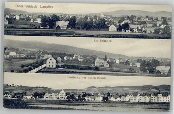 Neukirch Lausitz Oberneukirch Bahnhof Schule