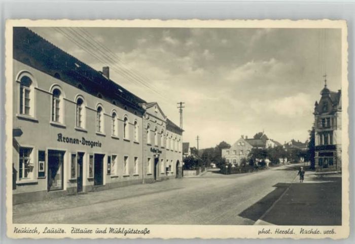 Neukirch Lausitz Zittauerstrasse Mühlgutstrasse Drogerie