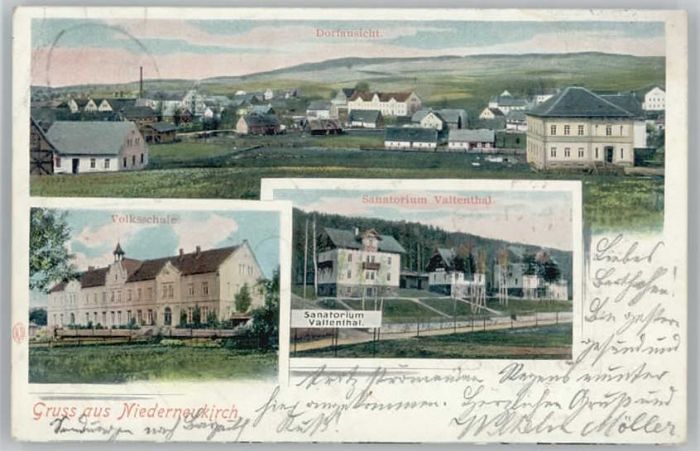Neukirch Lausitz Volksschule Sanatorium Valtental