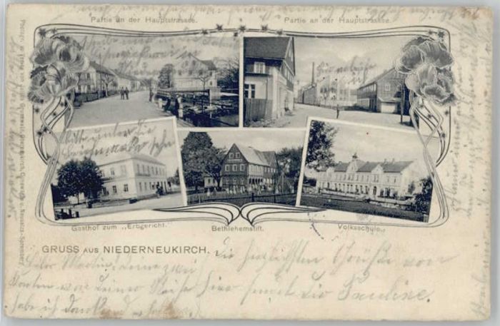 Neukirch Lausitz Gasthof Erbgericht Bethlehemstift Volks