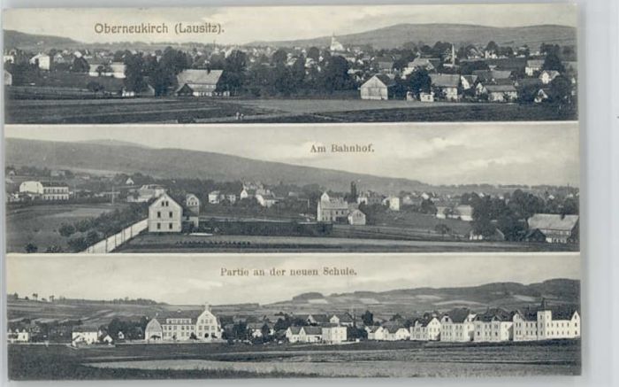 Neukirch Lausitz Oberneukirch Bahnhof Schule