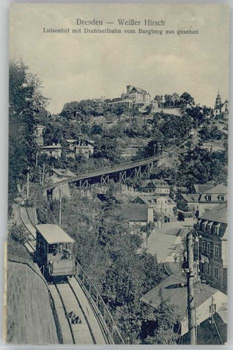 Weisser Hirsch Luisenhof Drahtseilbahn