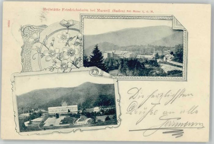 Friedrichsheim Rehaklinik Malsburg-Marze Malsburg-Marzell Heilstätte Friedrichsh