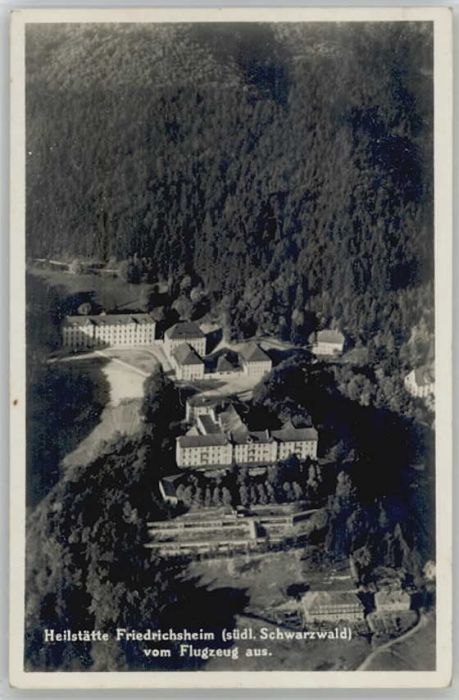 Friedrichsheim Rehaklinik Malsburg-Marze Friedrichsheim Fliegeraufnahme Heilstät