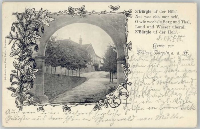 Schloss Buergeln ers J. P. Hebel