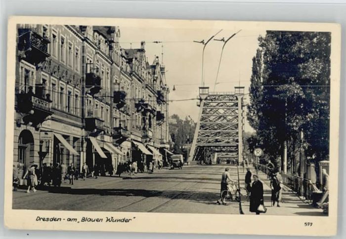 DRESDEN Elbe Blauen Wunder