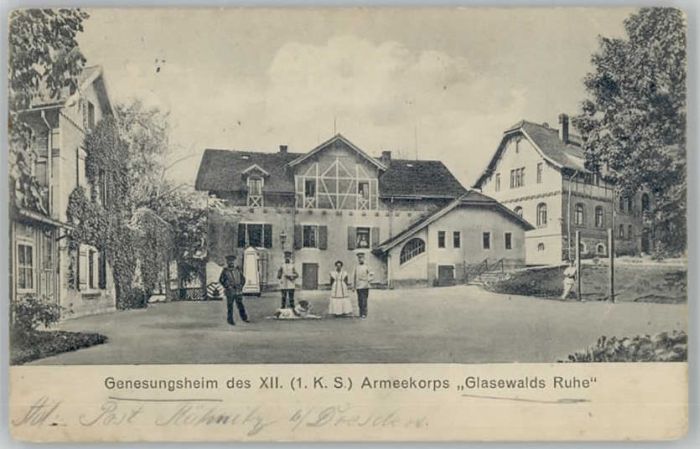 Dresden [Stempelabschlag] Glasewalds Ruhe Genes