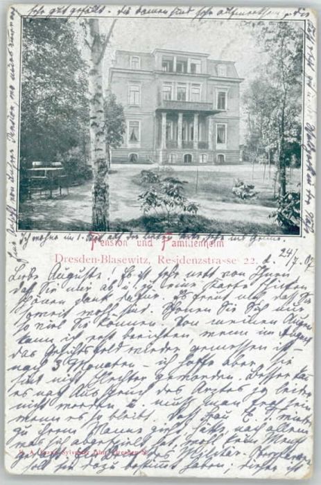 Blasewitz Dresden Blasewitz Pension Familienheim Residenz