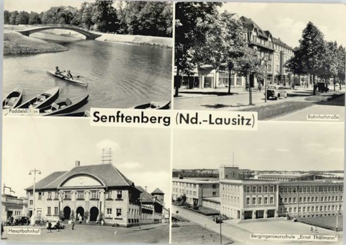 Senftenberg Niederlausitz Bahnhofstrasse Hauptbahnhof Bergingenie
