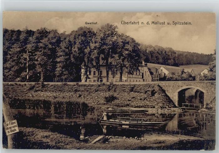 Leisnig Gasthof Scheergrund Mailust Spitzstein