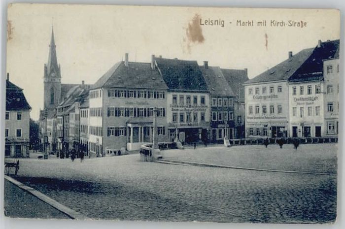 Leisnig Markt Kirchstrasse