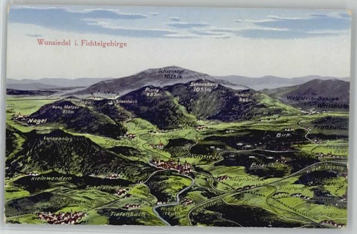 Wunsiedel Ochsenkopf Schneeberg Tiefenbach