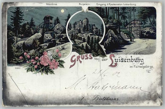 Luisenburg Kösseine Burgstein Restauration Luisenb