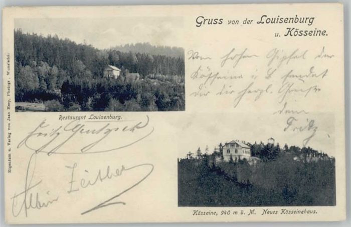 Luisenburg Kösseine Restaurant Luisenburg