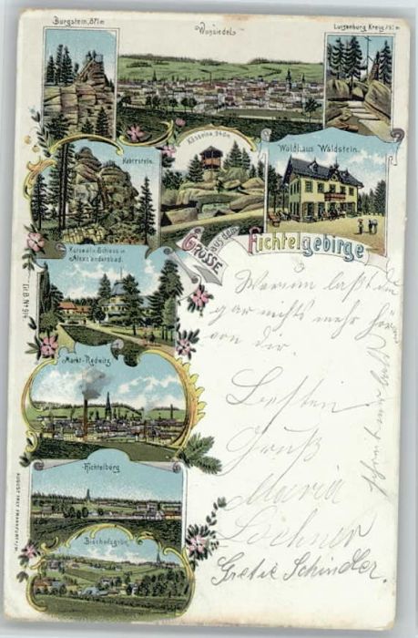 Wunsiedel Burgstein Waldhaus Waldstein Haberstein