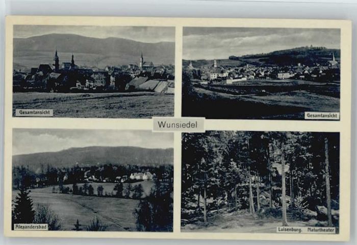 Wunsiedel Alexandersbad Luisenburg Naturtheater