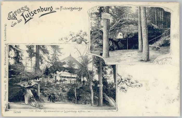 Luisenburg Klingergrotte Hotel Restauration Luisen