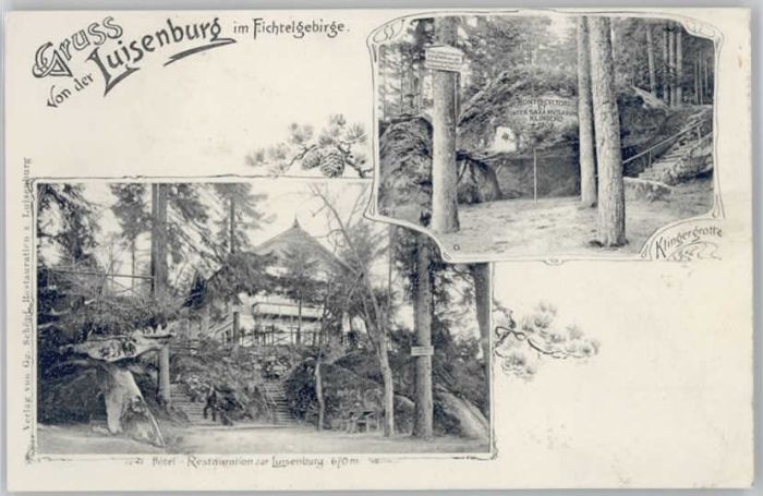 Luisenburg Klingergrotte Hotel Restauration Luisen