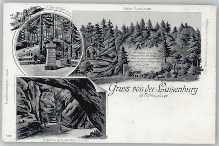 Luisenburg Theaterplatz Dr Schmidts Denkmal Napole