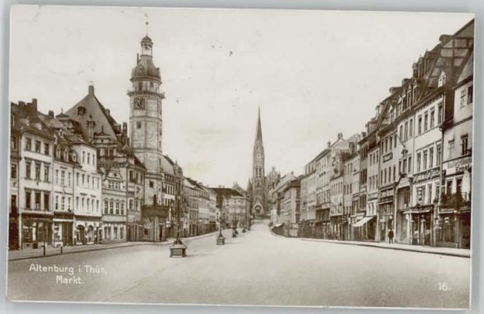 Altenburg Thueringen Altenburg Markt