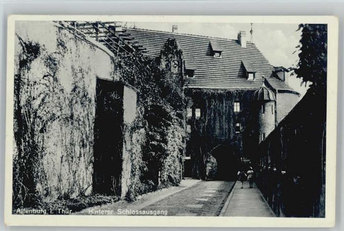 Altenburg Thueringen Altenburg Schlossausgang