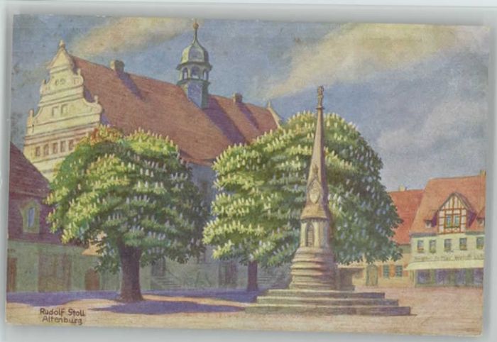 Altenburg Thueringen Altenburg Künstlerkarte KünstlerRudolf