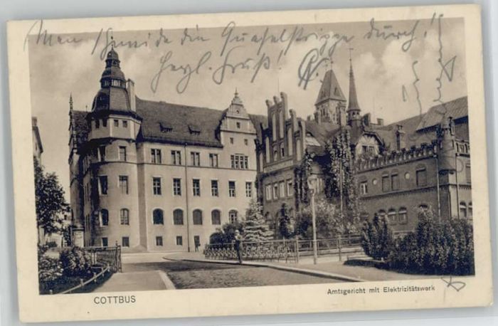 Cottbus Amtsgericht Elektrizitätswerk