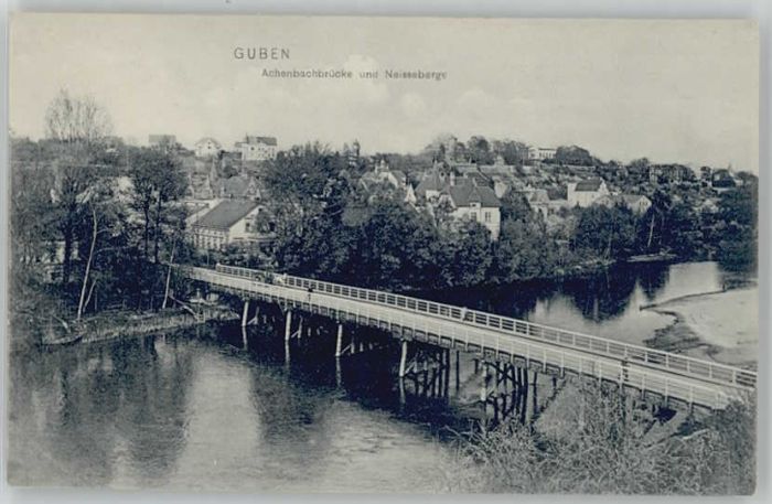 Guben Achenbachbrücke Neisseberge