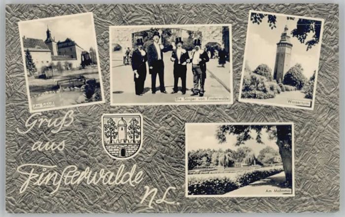 Finsterwalde Schloss Die Sänger Wasserturm Mahnmal