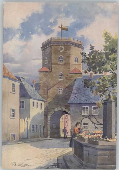 Wunsiedel Künstlerkarte KünstlerGust Petzl Am Kop