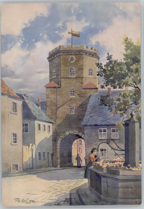 Wunsiedel Künstlerkarte KünstlerGust Petzl Am Kop