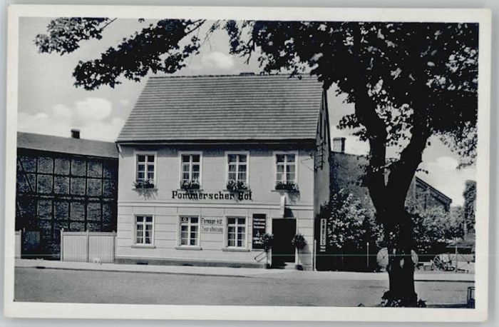 Demmin Mecklenburg Vorpommern Demmin Gaststätte Pommerscher Hof