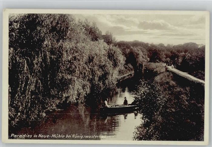 Koenigs-Wusterhausen Königs Wusterhausen Neue Mühle *