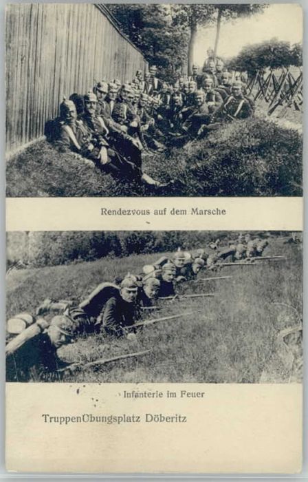 Doeberitz Truppenuebungsplatz Soldaten