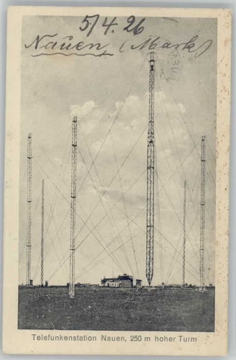 Nauen Havelland Telefunken-Station Turm